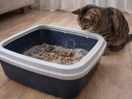 Lettiera sporca: quanto influisce sul comportamento del gatto Lettiera sporca