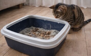 Lettiera sporca: quanto influisce sul comportamento del gatto Lettiera sporca