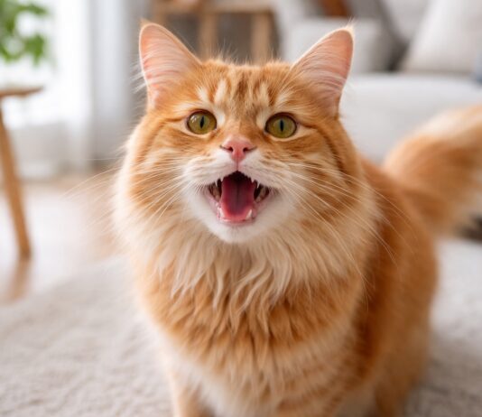 Miagolio del gatto cambiato