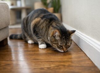 Odore di pipì persistente: perché il gatto continua a tornare lì Odore di pipì persistente