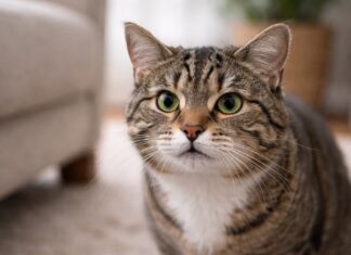 Orecchie e sguardo del gatto: come capire il suo umore Orecchie e sguardo del gatto