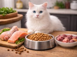 Proteine animali nel cibo per gatti