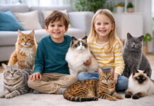 Razze di gatti più adatte ai bambini: quali scegliere Razze di gatti più adatte ai bambini