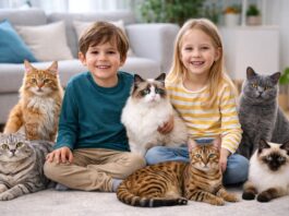 Razze di gatti più adatte ai bambini