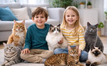 Razze di gatti più adatte ai bambini: quali scegliere Razze di gatti più adatte ai bambini