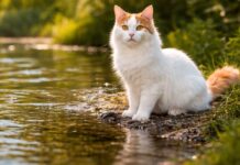Turkish Van: carattere, mantello Van e gatto che ama l’acqua Turkish Van