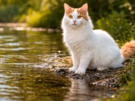 Turkish Van: carattere, mantello Van e gatto che ama l’acqua Turkish Van