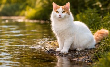 Turkish Van: carattere, mantello Van e gatto che ama l’acqua Turkish Van