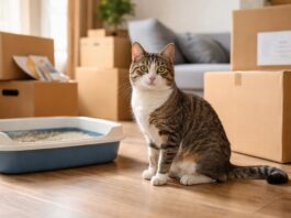 gatto fa pipì fuori casa dopo un trasloco
